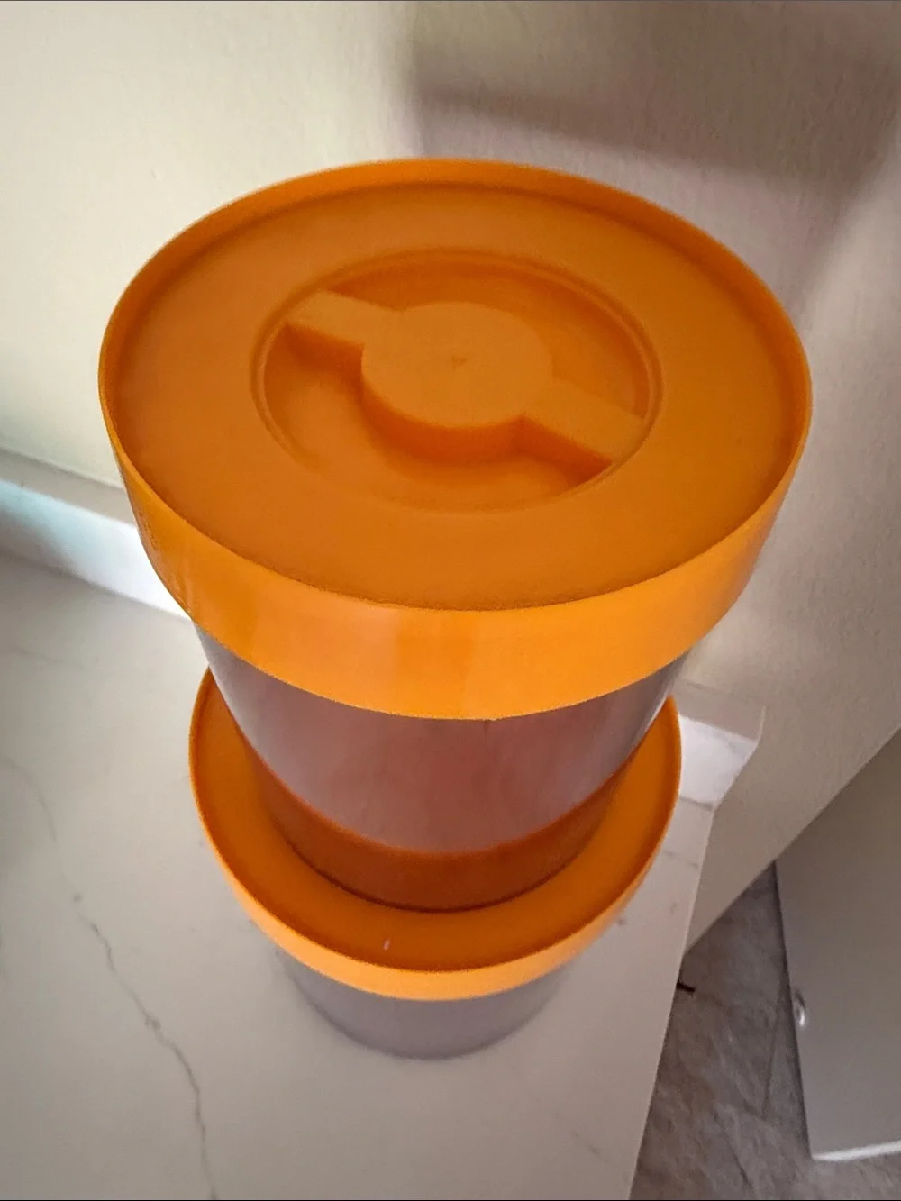 Vintage 70’s Erik Kold Plast Conatiners Set of 2 Made in Denmark